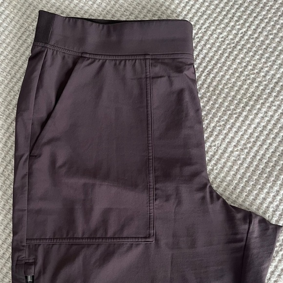 Light burgundy utility ankle pants - Picture 6 of 15